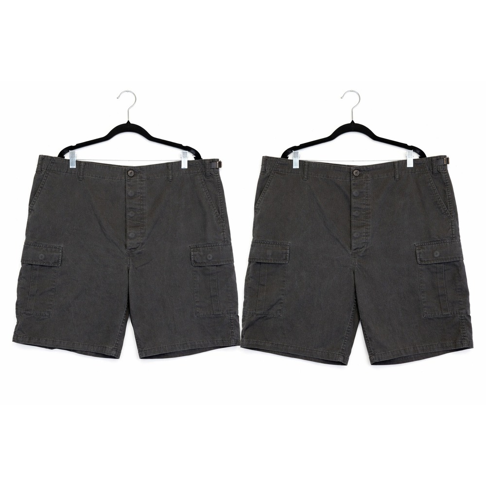 Rothco Cargo Shorts Mens XL Lot of 2 Black BDU Military Tactical Workwear